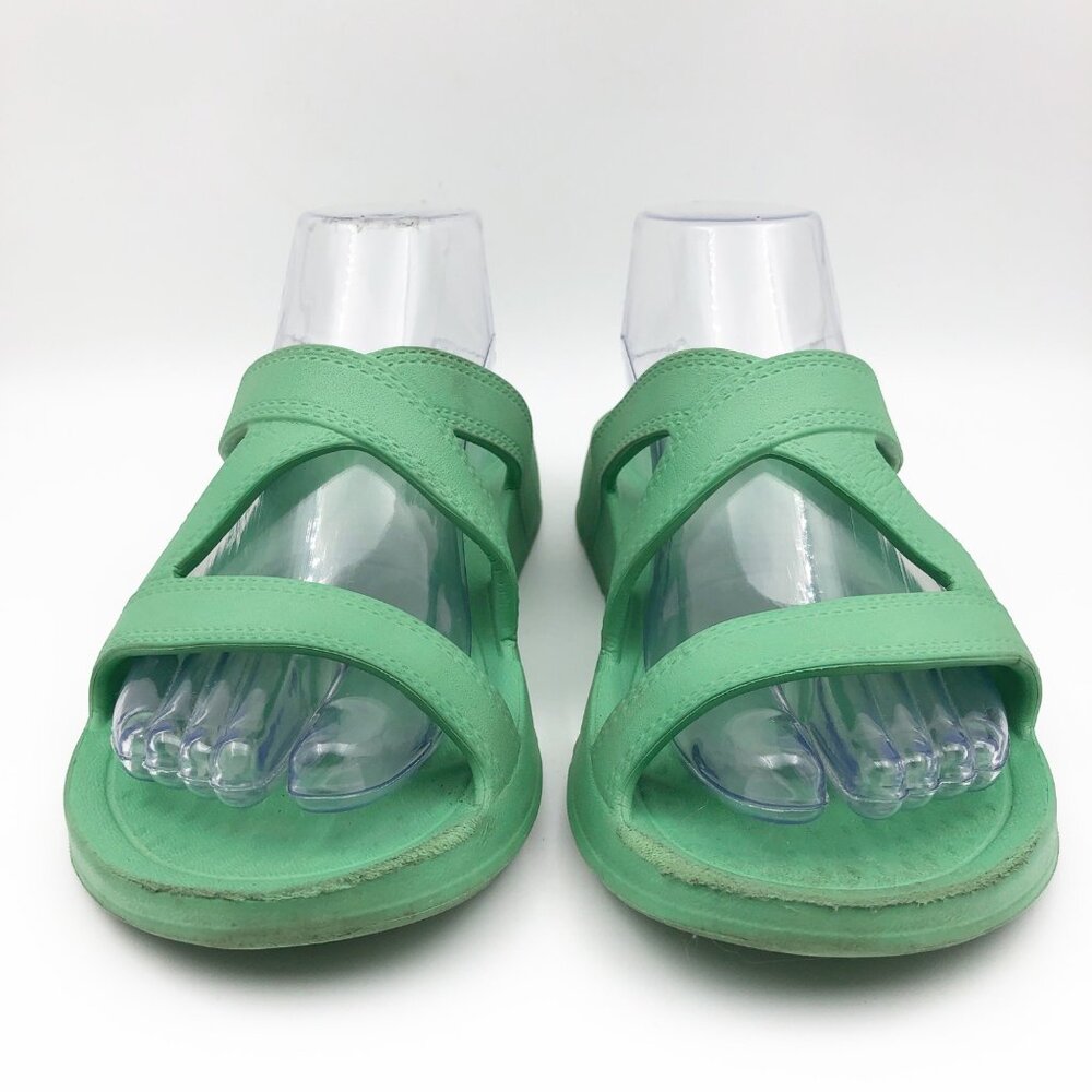 NUUSOL Hailey Rubber Slide Sandals Sage Green Flip Flops Womens 7 - Picture 2 of 10